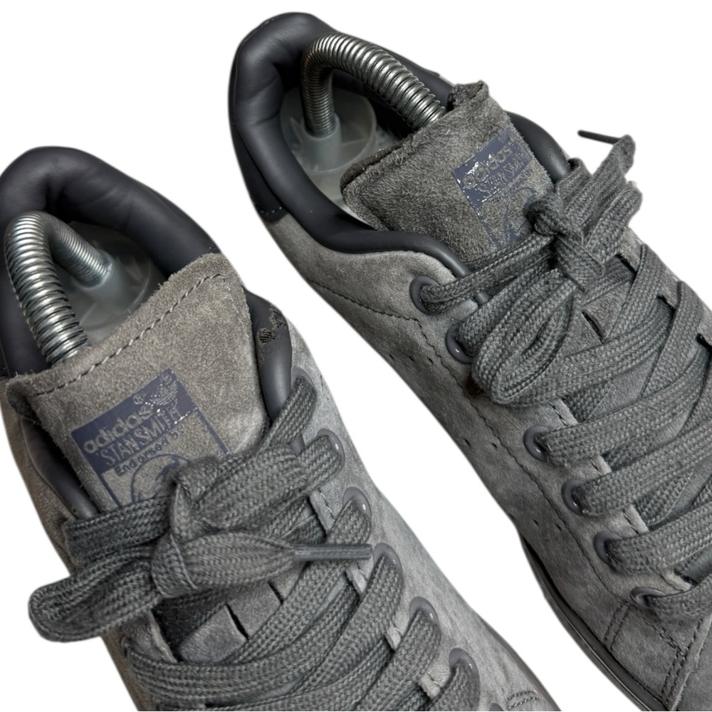 Adidas Suede Stan Smith Onix Sneakers Size 6.5 - Picture 5 of 11